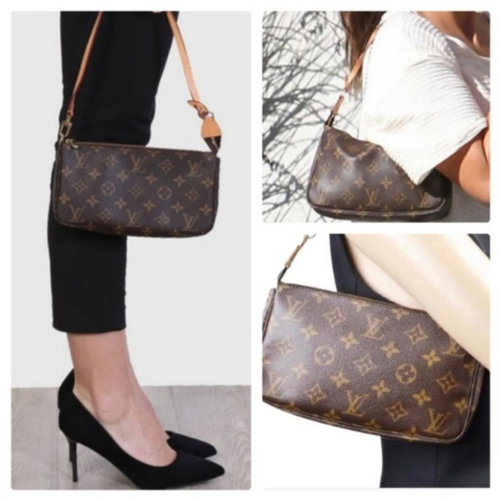 Auth Louis Vuitton Hand Bag Pochette #1367L19